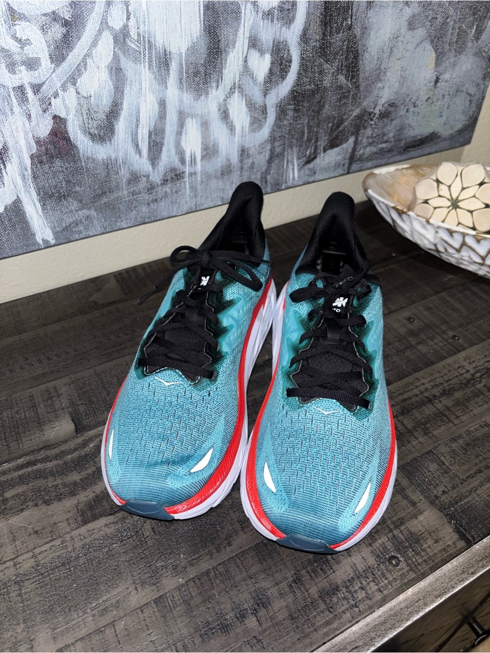HOKA Clifton 8 running shoes MENS SZ 10.5 - Picture 5 of 16